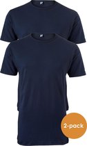 Alan Red T-shirts Derby (2-pack) - O-hals - donker blauw -  Maat XXXL