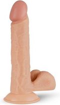 Felix Realistische Dildo Met Balzak - 17.5 cm - Dildo - Dildo Normaal - Beige - Discreet verpakt en bezorgd