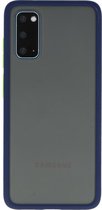 Samsung Galaxy S20 Hoesje Hard Case Backcover Telefoonhoesje Blauw