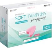 Soft-Tampons Mini - 50 Stuks - Drogisterij - Verzorging - Roze - Discreet verpakt en bezorgd