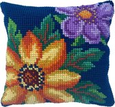 Needleart World Evening Bloom Kruissteekkussen pakket