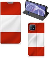 Hoesje OPPO A73 5G Telefoonhoesje met Naam Oostenrijkse Vlag