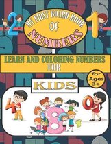 My First Board Book Of Numbers Learn And Coloring Numbers For Kids Ages 3+