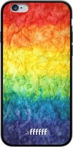 iPhone 6 Hoesje TPU Case - Rainbow Veins #ffffff