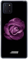Samsung Galaxy Note 10 Lite Hoesje Transparant TPU Case - Purple Rose #ffffff