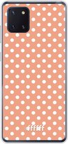 Samsung Galaxy Note 10 Lite Hoesje Transparant TPU Case - Peachy Dots #ffffff