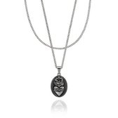 Croyez Jewelry | Sacred Heart Silver Layerup | Curb / 55cm / 75cm