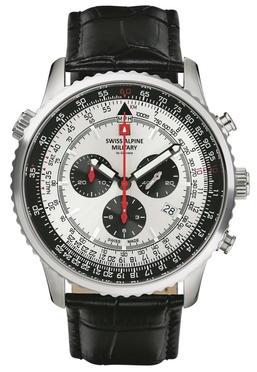 Swiss Alpine Military 7078.9538 chronograaf heren horloge 45 mm