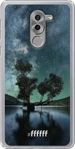 Honor 6X Hoesje Transparant TPU Case - Space Tree #ffffff