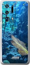 Huawei P40 Pro+ Hoesje Transparant TPU Case - Coral Reef #ffffff
