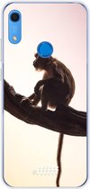 Huawei Y6 (2019) Hoesje Transparant TPU Case - Macaque #ffffff