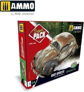 AMMO MIG 7805 Rust Effects, Solution set Verf set