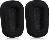 kwmobile 2x oorkussens compatibel met Logitech G933 / G633 - Earpads voor koptelefoon in zwart