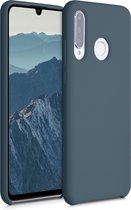 kwmobile telefoonhoesje voor Huawei P30 Lite - Hoesje met siliconen coating - Smartphone case in leisteen