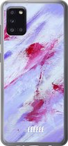 Samsung Galaxy A31 Hoesje Transparant TPU Case - Abstract Pinks #ffffff