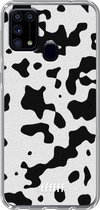 Samsung Galaxy M31 Hoesje Transparant TPU Case - Dalmation Print #ffffff