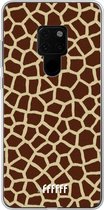 Huawei Mate 20 Hoesje Transparant TPU Case - Giraffe Print #ffffff