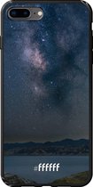 iPhone 7 Plus Hoesje TPU Case - Landscape Milky Way #ffffff