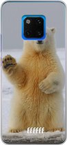 Huawei Mate 20 Pro Hoesje Transparant TPU Case - Polar Bear #ffffff