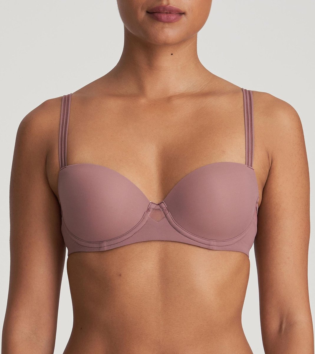 Marie Jo Louie Voorgevormde Balconette Bh 0122099 Satin Taupe - maat EU 85B / FR