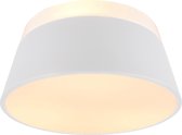 LED Plafondlamp - Nitron Barnaness - E27 Fitting - 3-lichts - Rond - Mat Wit - Aluminium