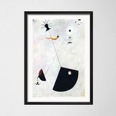 Joan Miro Poster  6 - 30x40cm Canvas - Multi-color
