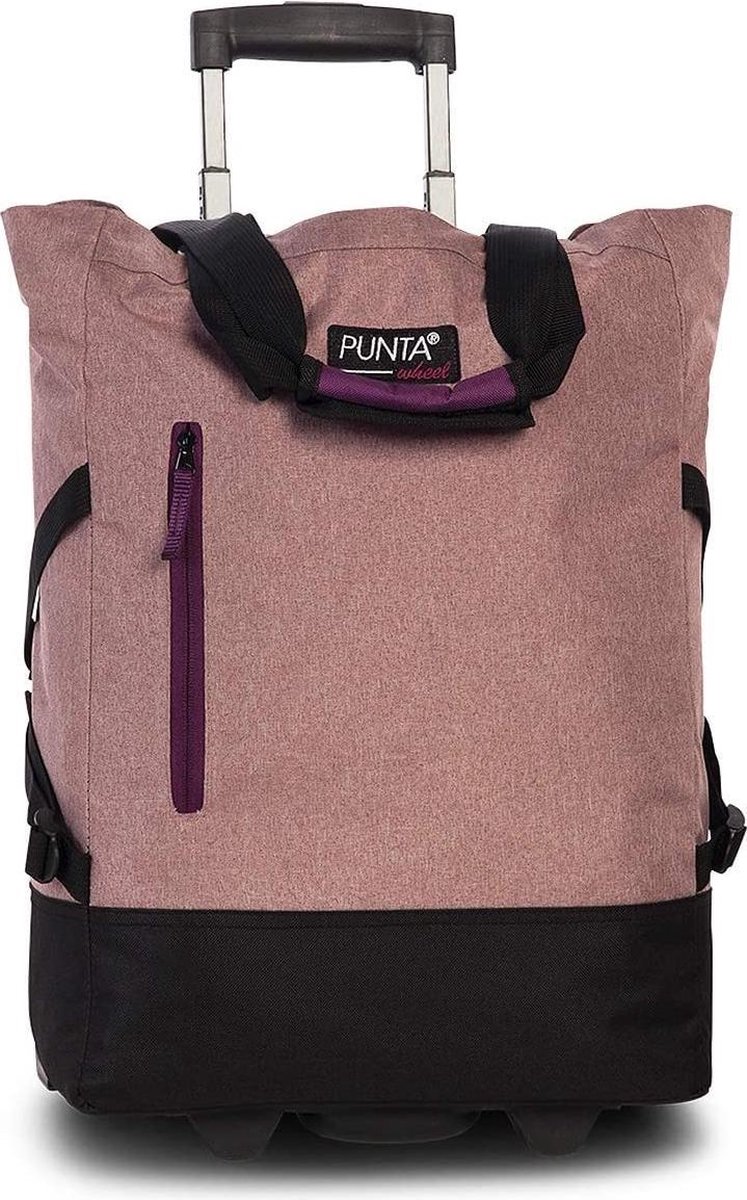Punta Boodschappentrolley 36 X 50 X 20 Cm Roze