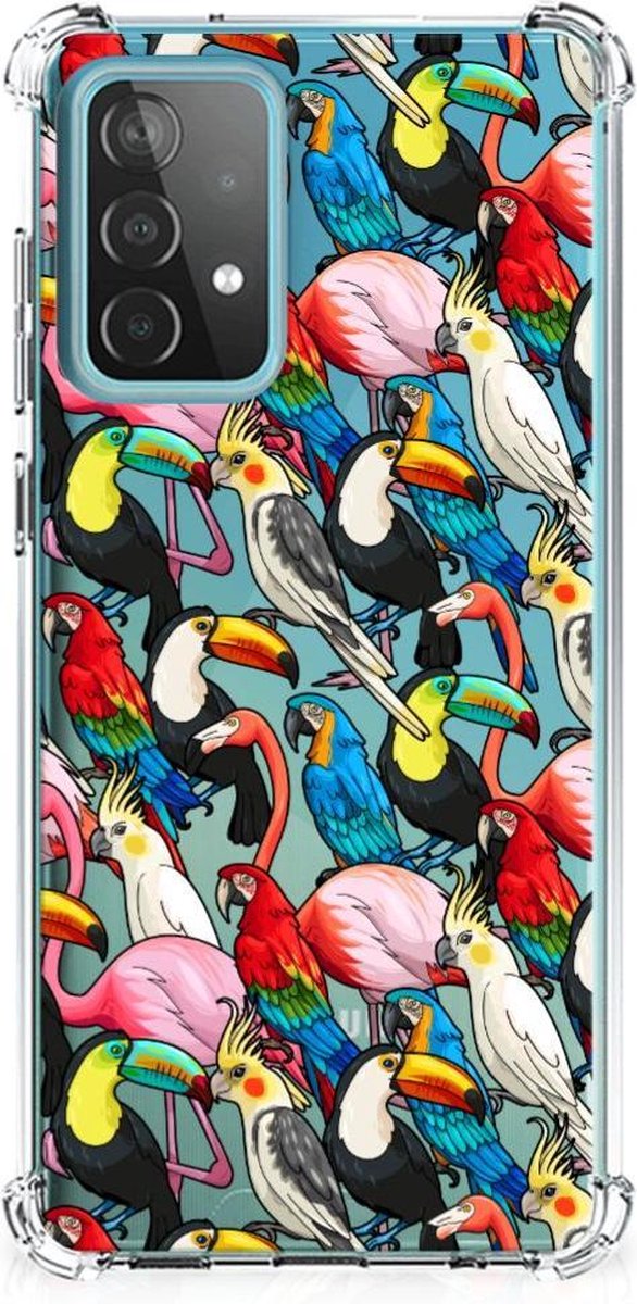 TPU Case Anti-Shock voor Samsung Galaxy A52 4G/5G Case Anti-shock Birds