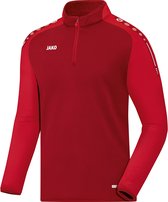 Jako Champ Ziptop Donker Rood-Rood Maat 3XL