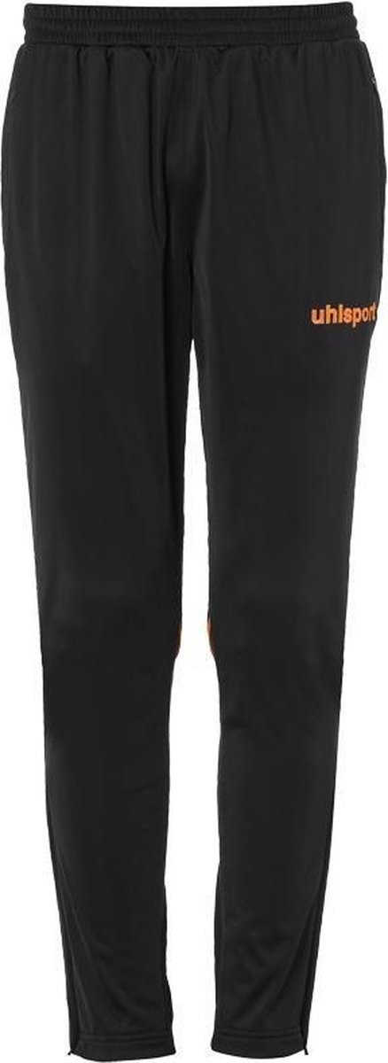Uhlsport Stream 22 Trainingsbroek Kind Zwart-Fluor Oranje Maat 164