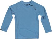 Beach & Bandits - UV Zwemshirt voor kinderen - Ribbed Longsleeve - Rifblauw - maat 116-122cm