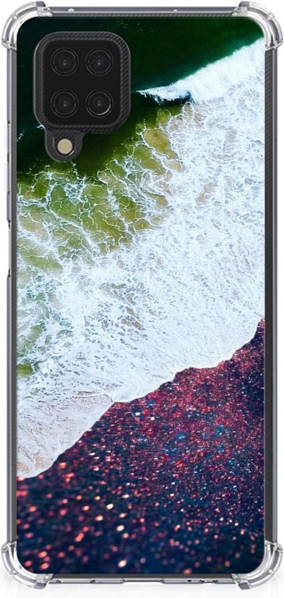 Samsung Galaxy A12 Shockproof Case Sea in Space