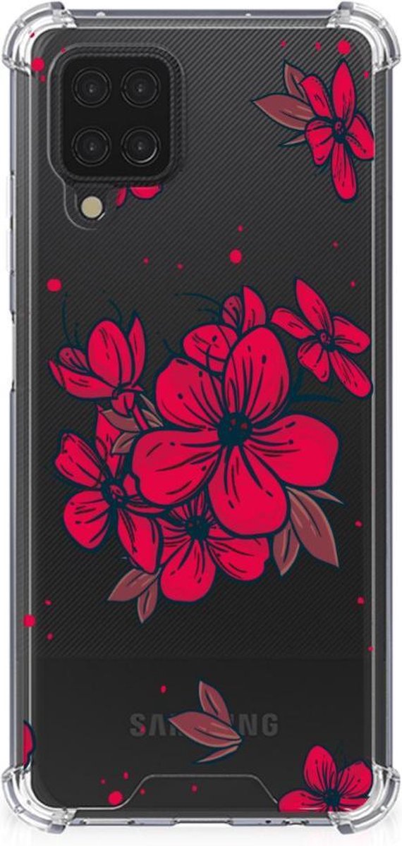 Samsung Galaxy A12 Case Blossom Red