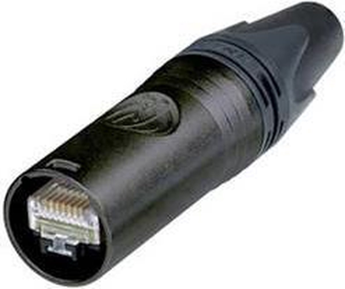 Neutrik etherCon connector NE8MX6-B-T Stekker, recht Aantal polen (sensoren) 8P8C Zwart 1 stuk(s)