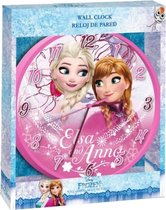 Frozen Elsa and Anna wandklok 25cm
