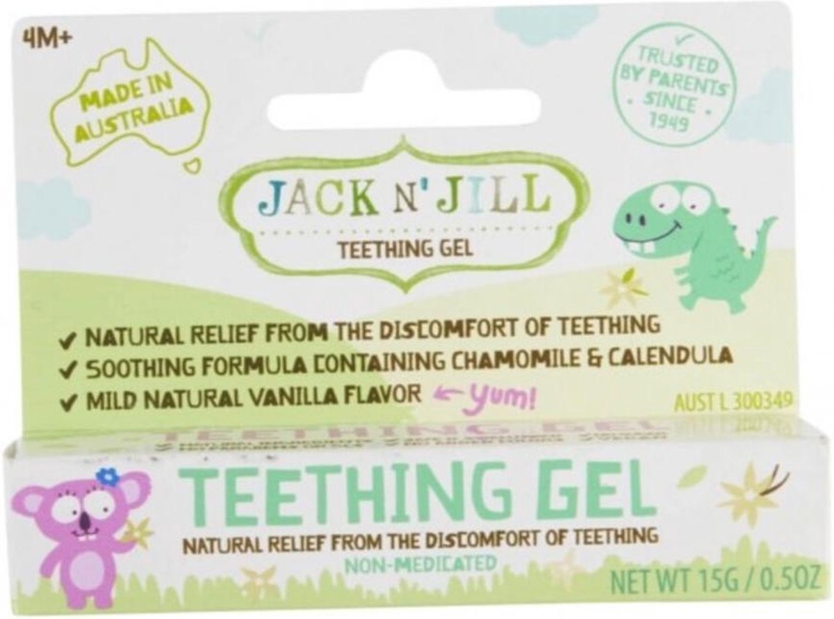 Jack 'N Jill - Natural Teething Gel - 15gram