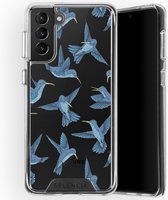 Selencia Zarya Fashion Extra Beschermende Backcover Samsung Galaxy S21 Plus - Birds