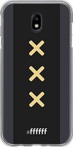 6F hoesje - geschikt voor Samsung Galaxy J7 (2017) -  Transparant TPU Case - Ajax Europees Uitshirt 2020-2021 #ffffff