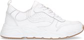 Sacha - Dames - Witte leren sneakers - Maat 42