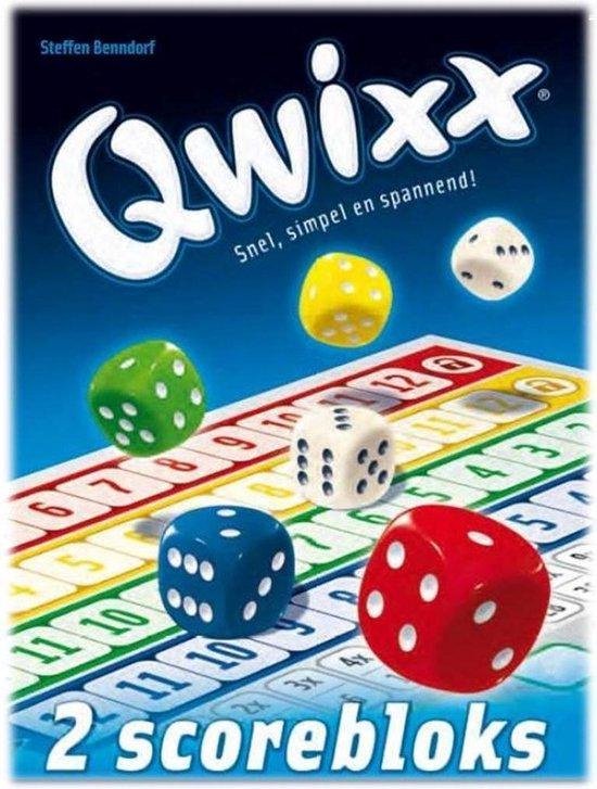 Thumbnail van een extra afbeelding van het spel White Goblin Games Qwixx Scorebloks 2 Stuks - Speelgoed - Spellen