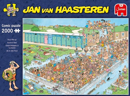 Jan van Haasteren Bomvol Bad puzzel - 2000 stukjes - Jan van Haasteren