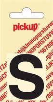 Pickup plakletter Helvetica 40 mm - zwart S