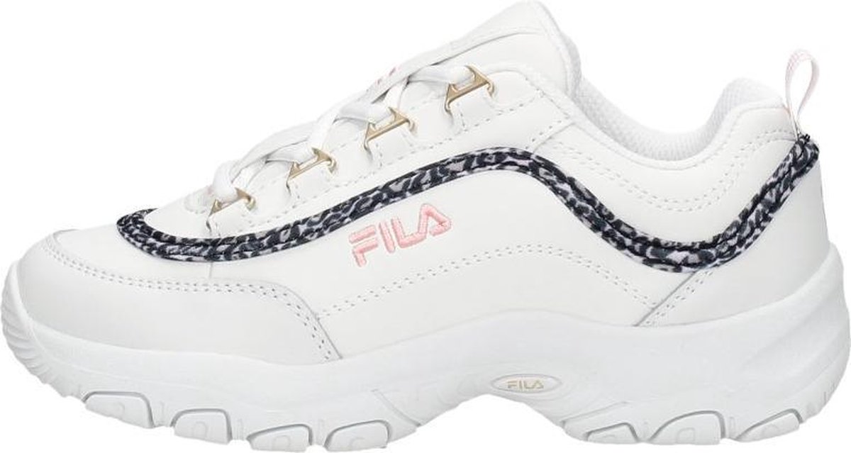 fila strada low white