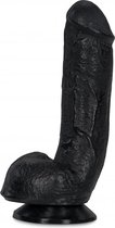 XXLTOYS - Azat - Dildo - Inbrenglengte 17 X 5 cm - Black - Uniek Design Realistische Dildo – Stevige Dildo – voor Diehards only - Made in Europe