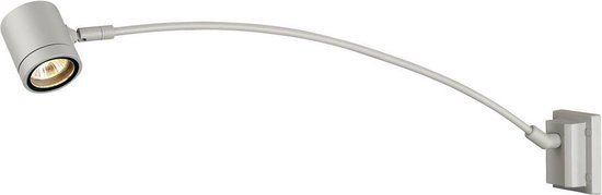 Kastverlichting SLV buiten wandlamp New Myra Display Curve - zilvergrijs