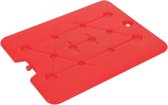 Koelelement 800 ml 25 x 32 cm rood - Koelblokken/koelelementen voor koeltas/koelbox