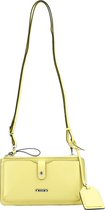 Picard Sassari Telefoontasje - LEFA Leer - Lime Geel