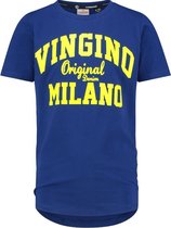 Vingino T-shirt Milano Jongens Katoen Donkerblauw Maat 140