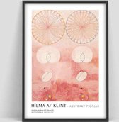 Abstract Hilma AF Klint Poster 2 - 60x90cm Canvas - Multi-color
