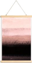 JUNIQE - Posterhanger Shades of Pink -20x30 /Roze & Wit